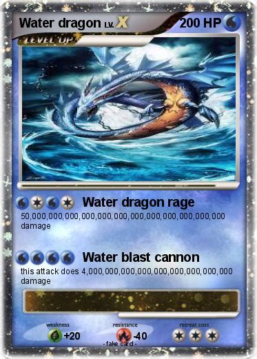 Pokémon Water dragon 202 202 - Water dragon rage - My Pokemon Card