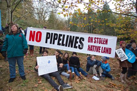 Rally Against Kinder Morgan Oil Pipeline On Burnaby Mounta Flickr