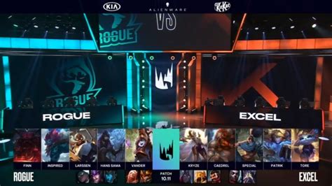 Rogue Vs Excel Day 1 Week 1 S10 LEC Summer 2020 RGE Vs XL W1D1