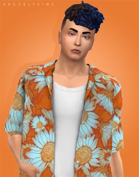 Recolor 21 Qwertysims‘ Trip Hair Male And Vague Sims 4 Updates ♦ Sims 4 Finds