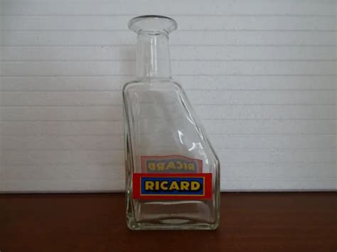 Ancienne Carafe Maill E En Verre Ricard Carafe Publicitaire Ricard