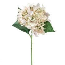 Floristik De Hortensie K Nstlich Creme Gartenblume Mit Knospen Cm