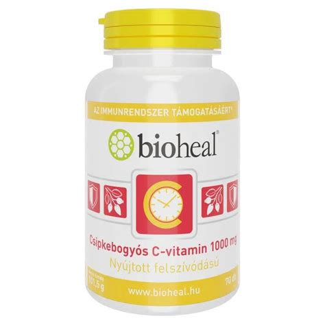 Bioheal C Vitamin Mg Csipkebogy S Retard Tabletta Db Biobolt