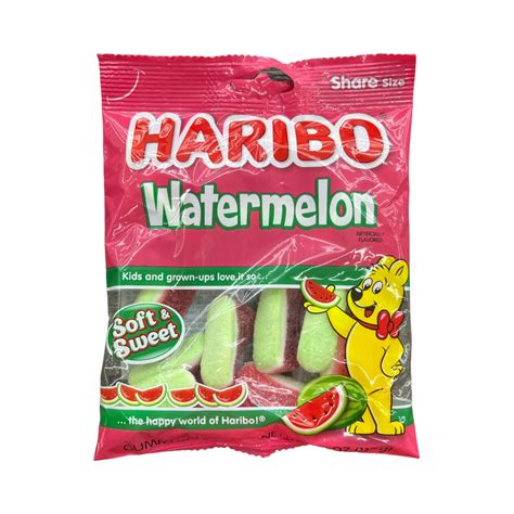 Haribo Watermelon 41 Oz Peg Bagg Yeg Exotic