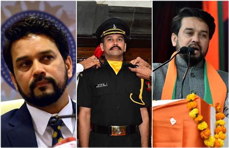 Successful Politician Bcci President Army Officer Anurag Thakur