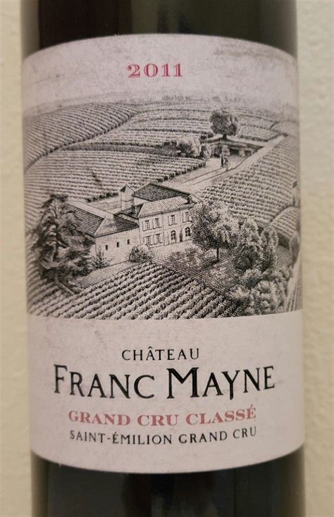 Ch Teau Franc Mayne France Bordeaux Libournais St Milion