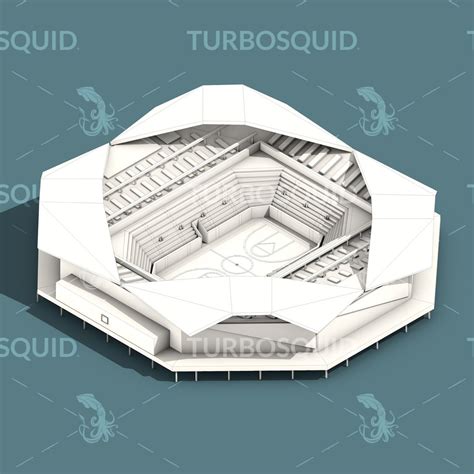 3d Low Poly Stadium Set Isometric Icon Model Turbosquid 1721613