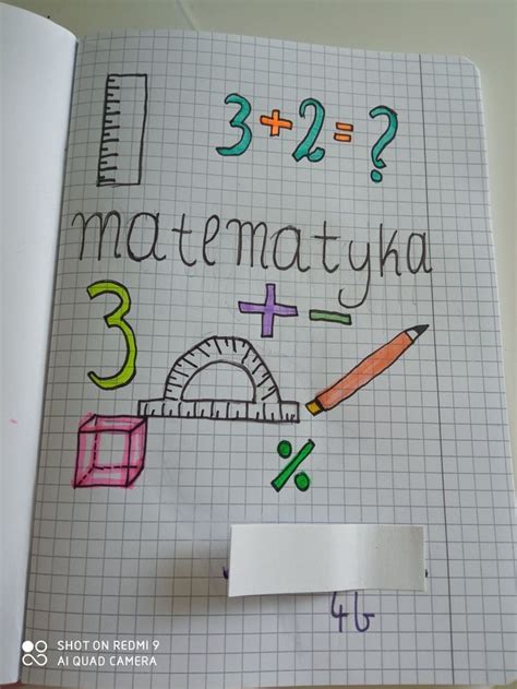 Strona Tytu Owa Zeszytu Matematyka