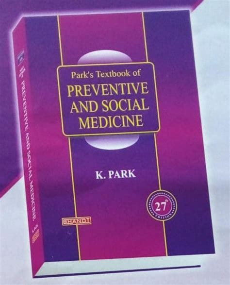 Parks Textbook Of Preventive And Social Medicine 27th Edition 2023