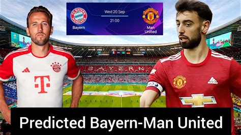 Just In Confirmed🛑man United Xi Vs Bayern Munich Rasmus Hojlund And Alejandro Garnacho To