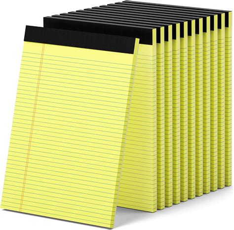 Amazon Ailzfei Pack Yellow Legal Pads X College