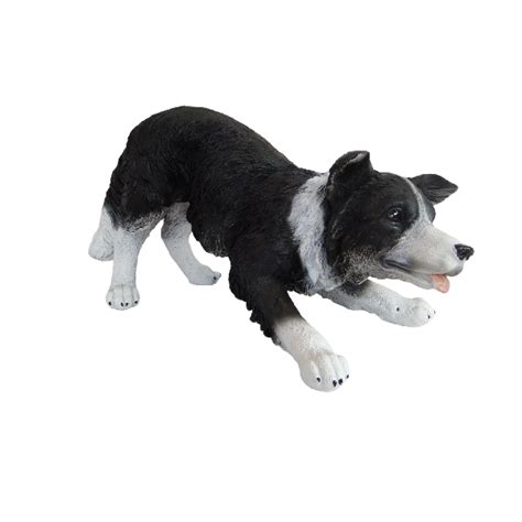 Statue En R Sine Chien Border Collie Pattes Cm Prince D Cora