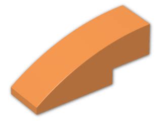 Slope Brick Curved 3 X 1 50950 Bright Orange