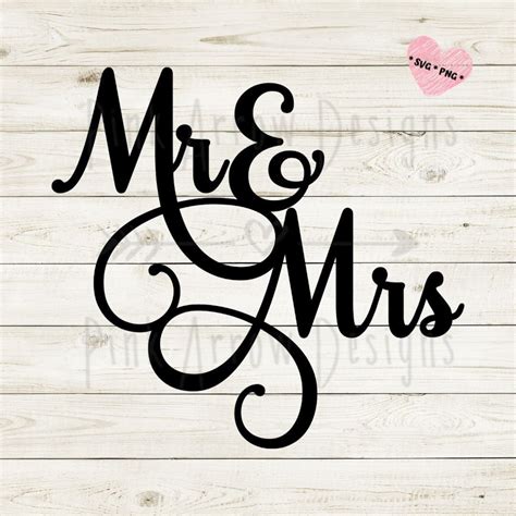 Mr Mrs Svg Mr And Mrs Cake Topper Svg Wedding Cake Topper Etsy