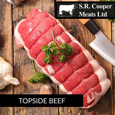 2kg Angus Topside Beef Joint S R Cooper Meats Ltd