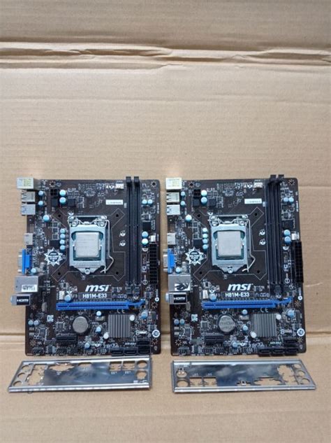 Mainboard MSI H81 Lga 1150 DDR3 Onboard Vga Haswell Gen4 Lazada Indonesia