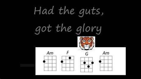 Survivor Eye Of The Tiger Chords