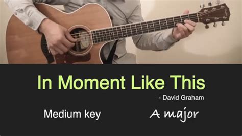 In Moments Like These Guitar Cover With Lyrics Youtube