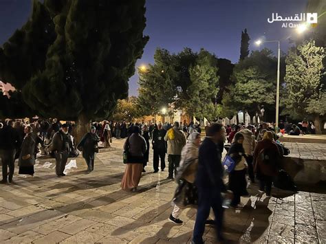 Alqastal القسطل On Twitter من ساحات المسجد الأقصى بعد صلاة المغرب