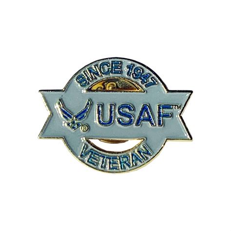 Officially Licensed United States Navy Logo Lapel Pin With Veteran Since 1775