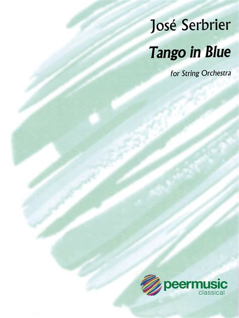 Tango in Blue (Tango en Azul) String Orchestra Full Score - Willis ...