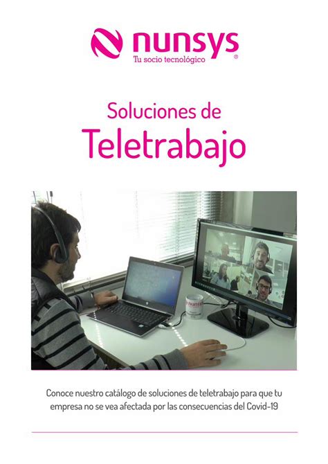 PDF Soluciones De Teletrabajo Nunsys Teletrabajo 2