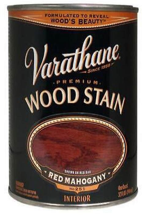 Varathane Semi Transparent Red Mahogany Oil Based Urethane Modified