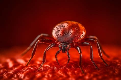 premium ai image  tick   red surface   red background