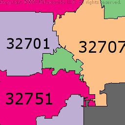 Sanford Zip Code Map | Draw A Topographic Map