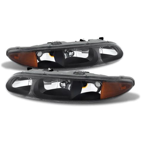 Oldsmobile Alero Replacement Crystal Headlights Black