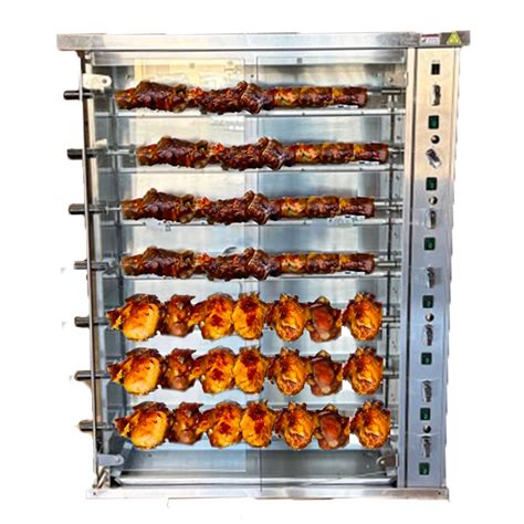 47 In 35 Chicken Commercial Rotisserie Oven Machine 147000 Btu