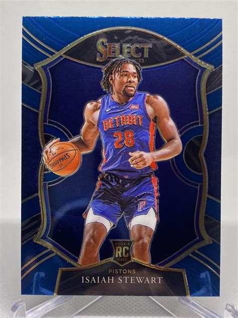 2020 21 Select Isaiah Stewart Blue Concourse Rookie Card RC 76 Detroit