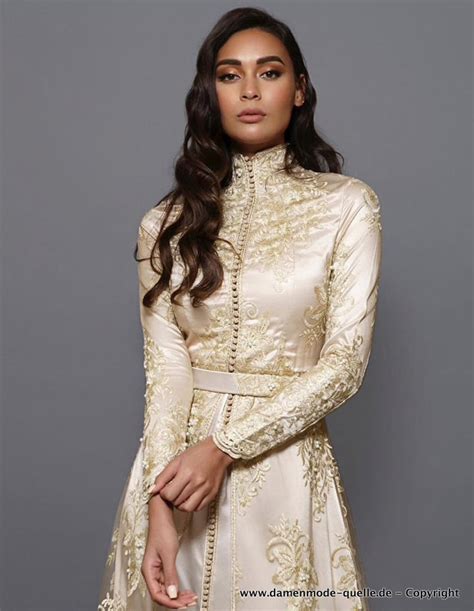 Kleider 2024 Langarm Abendkleid Elegant Und Festlich In Gold Mit