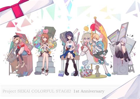 プロセカ「おめでとう プロセカ1周年記念イラスト Prskfa 」檜葉のイラスト