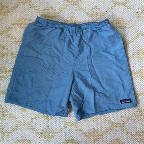 Patagonia Mens Baggies Light Blue Size S With Liner Depop