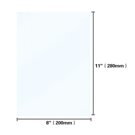 1 5 10x FEP Film Sheet Release For SLA DLP Photon Printer Film 280mm