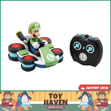 Sgstock Nintendo Super Mario Kart Luigi Anti Gravity Mini Rc Racer