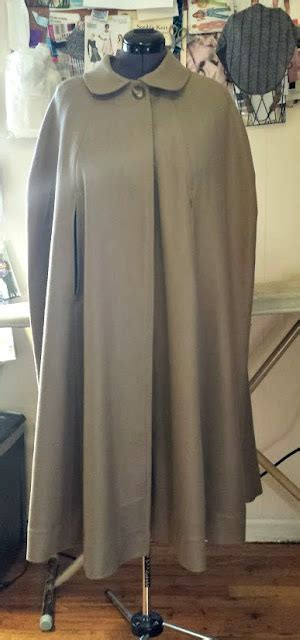 Faye S Sewing Adventure VOGUE 8959 FULL LENGTH CAPE COMPLETED