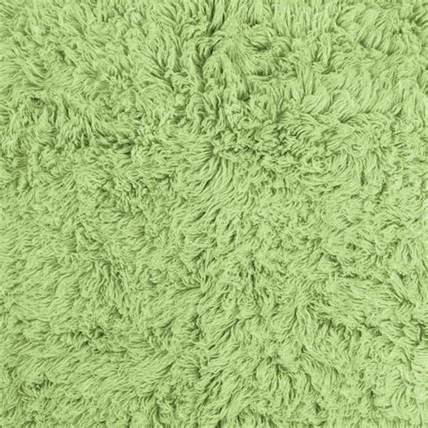 Flokatirug Green Solid Color Shag Rug From The Flokati Rugs Collection