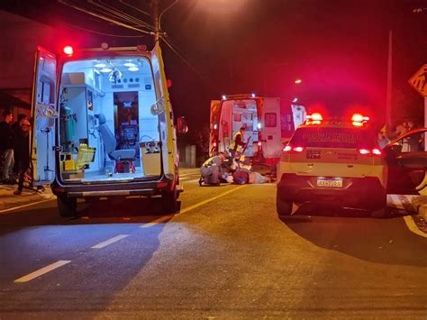 Homem fica ferido após ser atropelado por moto em Nova Veneza