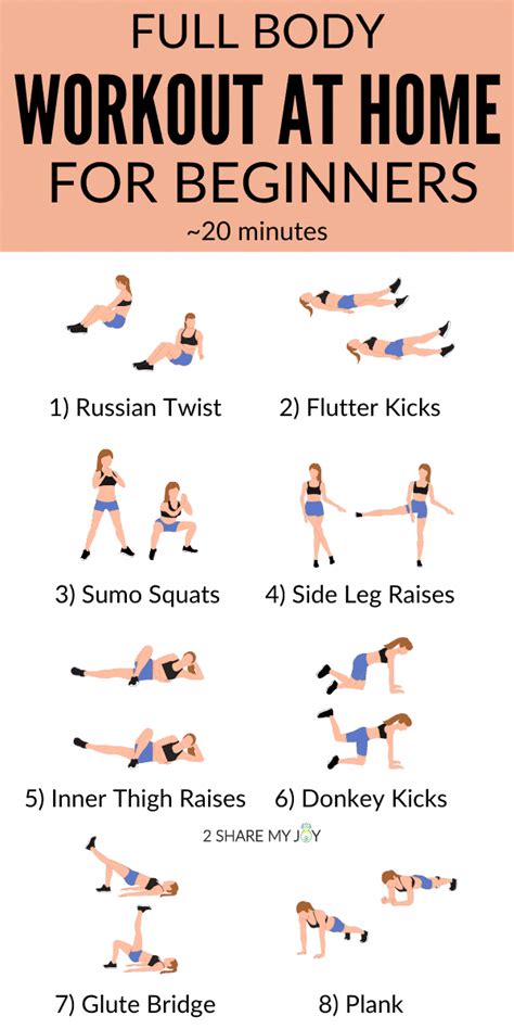 Beginner Full Body Workout, Tone Body Workout, Whole Body Workouts, Full Body Workout At Home ...