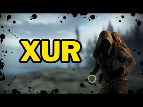 Destiny 2 XUR LOCATION YouTube