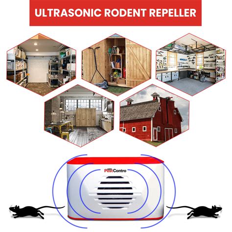 PestContro Portable Ultrasonic Rodent Repeller Cordless 45 OFF