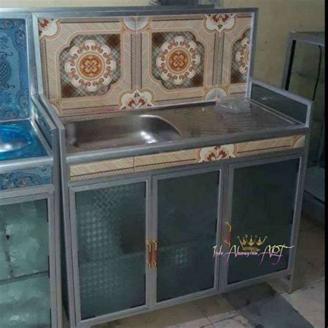 Jual Lemari Dapur Wastafel Rak Piring Bahan Alumunium Di Seller