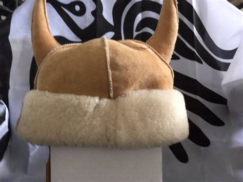 Viking Hat Norse Leather Fur Lined Viking Horn Hat Celtic Etsy