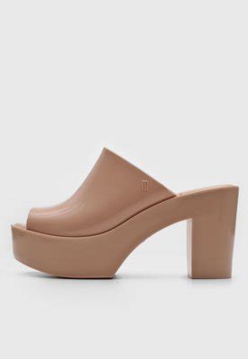 Tamanco Melissa Mule Nude Compre Agora Dafiti Brasil