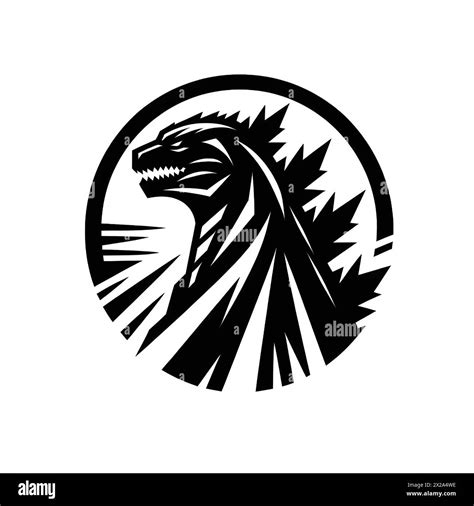 Godzilla Logo Vector Stock Vector Image And Art Alamy