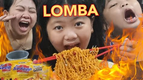 Lomba Makan Mie Sedap Korean Cheese Buldak Cici Dan Zael Youtube