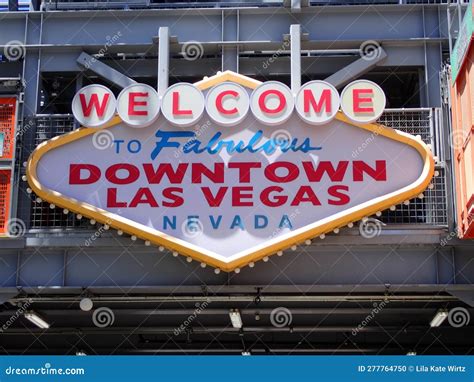 Welcome To Fabulous Downtown Las Vegas Nevada Fremont St SIGN