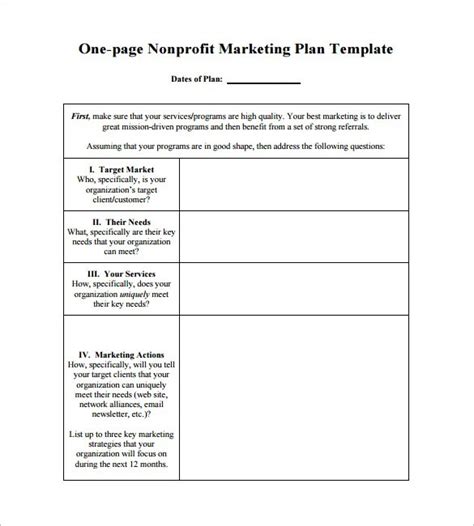 Marketing Action Plan Template - Excel Templates - Excel Templates